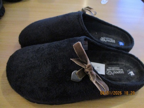 Esprit damen pantoffel schwarz - pantoffel,